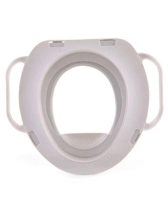 Babyhug Soft Potty Seat With Lion/Monkey Print - White