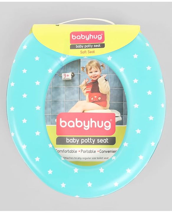 Babyhug Soft Cushioned Baby Potty Seat Star Print - Blue