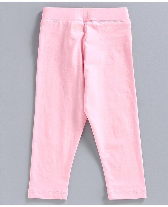 Babyhug Full Length Leggings Heart Print Pack of 2 - Navy Blue Pink