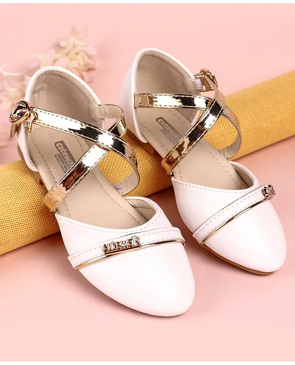 Flat Shoes for Kids | Glitter Beaded Flats - Mia Belle Girls