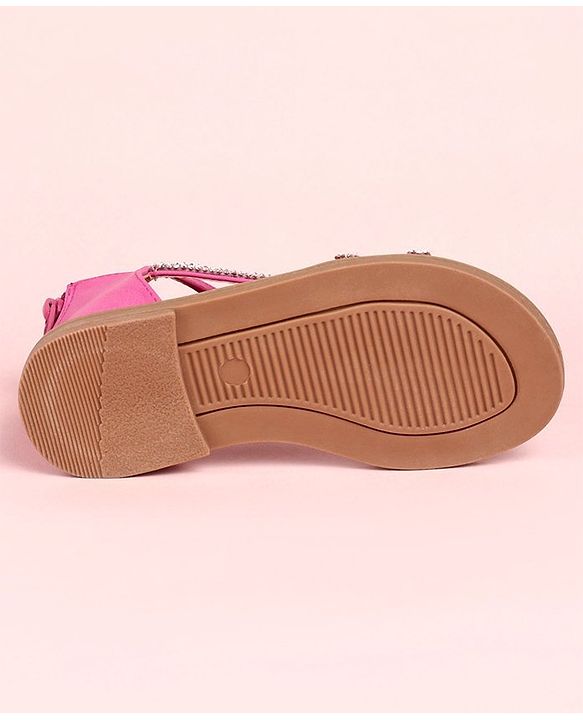 Cute Walk by Babyhug Gladiator Sandals - Pink