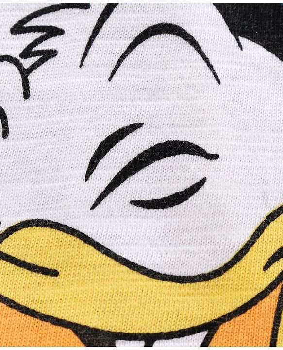 Babyhug Half Sleeves Tee Mickey Mouse & Friends - White
