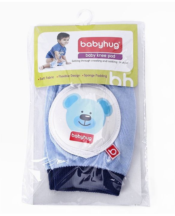 Babyhug Elbow & Knee Protection Pads Blue (Design May Vary)