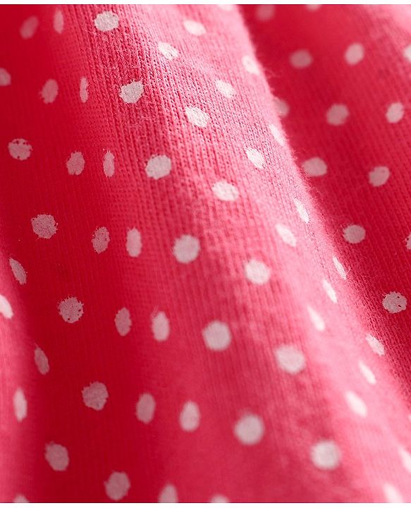 Babyhug 100% Cotton Bloomers Pack of 3 - Red White