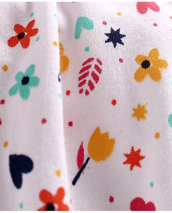 Babyhug 100% Cotton Bloomers Pack of 3 - Red White