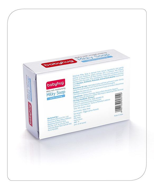 Babyhug Daily Rich Moisturising Milky Soap - 75 g