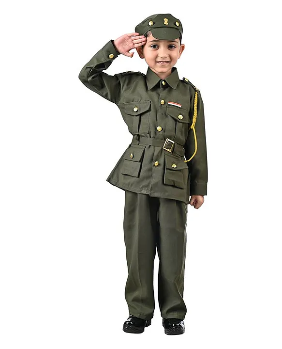 Buy ITSMYCOSTUME British Soldier Kids Fancy Dress Costume for Boys -  (Material: Satin & Terricot) Size 2-3 Years Online at Low Prices in India -  Amazon.in