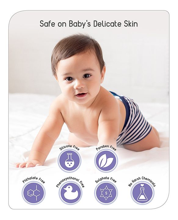 Babyhug Milk Protein Formula Daily Moisturising Milky Lotion Mild & Gentle Formula For Newborn Baby - 200 ml