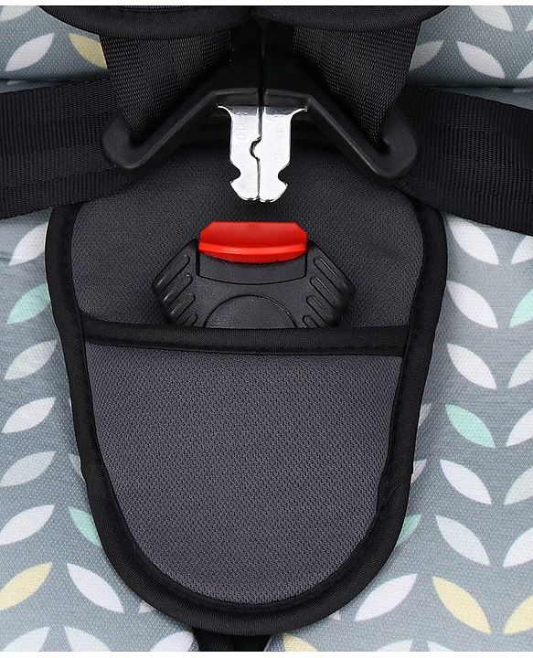 Babyhug Expedition ECE R44/04 Safety Certified 3 in 1 Convertible Car Seat With Recliner with 1 Year Warranty - Grey
