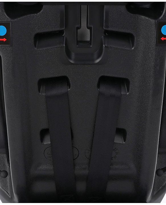 Babyhug Expedition 3 in 1 Convertible Car Seat With Recliner 1 Year Warranty - Black Grey| Side Impact Protection| Head Support| Adjustable Headrest| Safety Harness| Removable & Washable Seat Cover