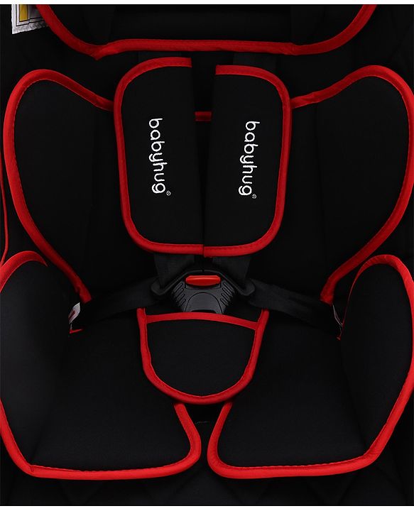 Babyhug Expedition ECE R44/04 Safety Certified 3 in 1 Convertible Car Seat With Recliner with 1 Year Warranty - Grey