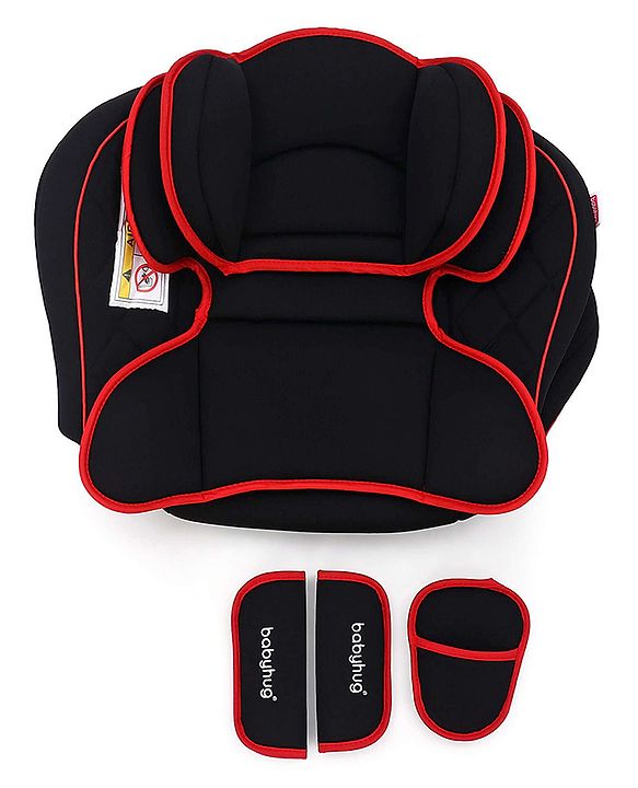 Babyhug Expedition ECE R44/04 Safety Certified 3 in 1 Convertible Car Seat With Recliner with 1 Year Warranty - Grey