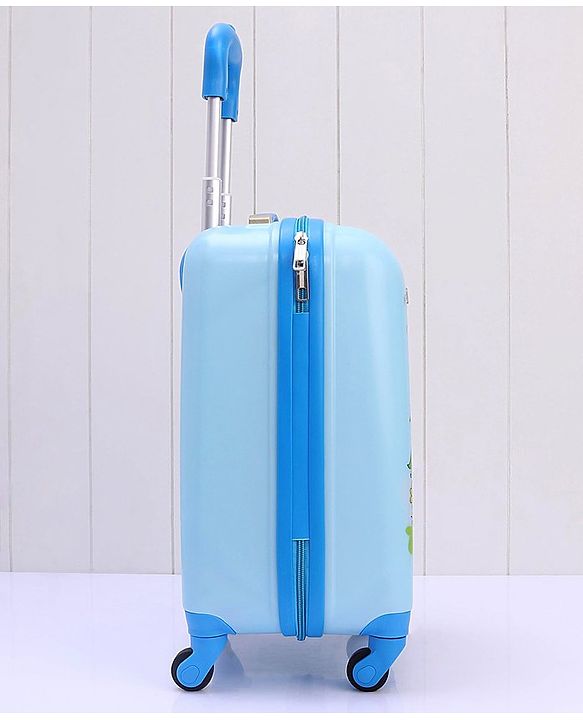 Babyhug Kid's Small 1 Day Trip Trolley Bag Puppy Print - 18 Inches| Shock Resistant| Telescopic Handle| Water Resistant| Easy Zipper Closure| Durable Wheels