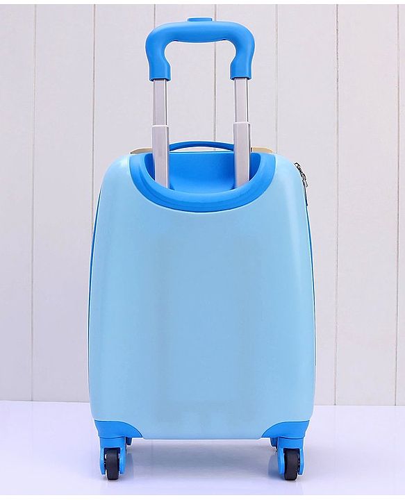 Babyhug Kid's Small 1 Day Trip Trolley Bag Puppy Print - 18 Inches| Shock Resistant| Telescopic Handle| Water Resistant| Easy Zipper Closure| Durable Wheels