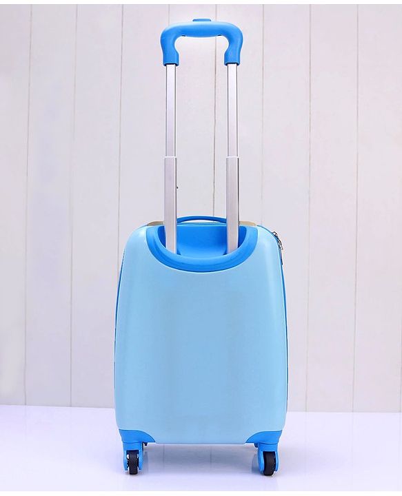Babyhug Kid's Small 1 Day Trip Trolley Bag Puppy Print - 18 Inches| Shock Resistant| Telescopic Handle| Water Resistant| Easy Zipper Closure| Durable Wheels