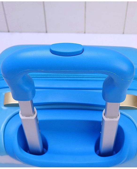 Babyhug Kid's Small 1 Day Trip Trolley Bag Bird Print - 18 Inches| Shock Resistant| Telescopic Handle| Water Resistant| Easy Zipper Closure| Durable Wheels