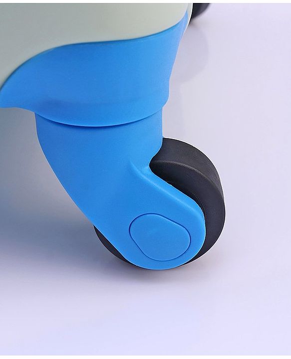 Babyhug Kid's Small 1 Day Trip Trolley Bag Bird Print - 18 Inches| Shock Resistant| Telescopic Handle| Water Resistant| Easy Zipper Closure| Durable Wheels