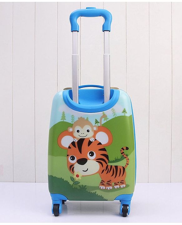 Babyhug Kid's Small Day Trip Trolley Bag Animal Print 18