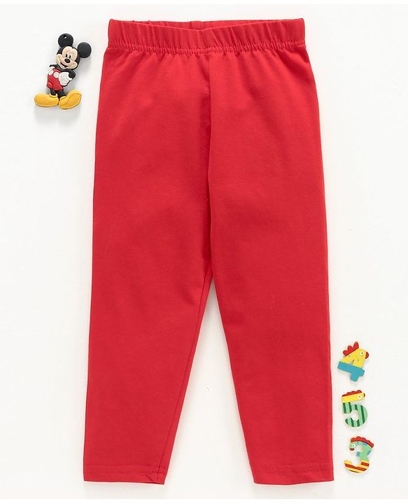Babyhug Full Length Leggings - Red