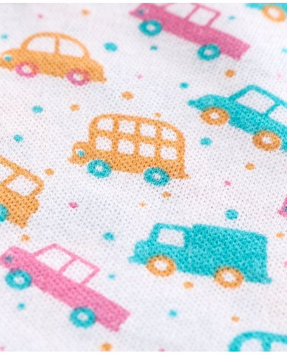Babyhug Interlock Cloth Nappy Set of 5 Extra Small - Vehicle Print