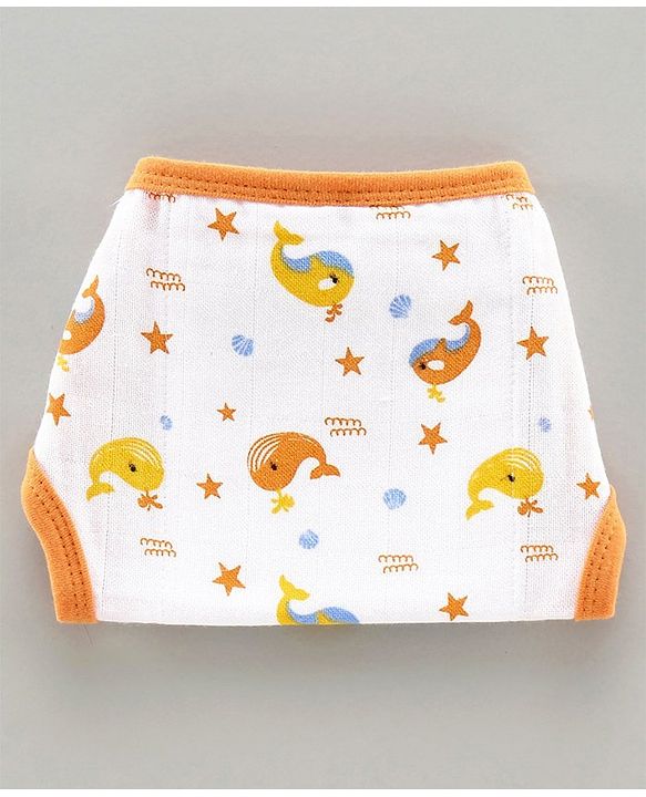 Babyhug Muslin Cloth Nappy Set of 5 Extra Small - Multicolor Printed