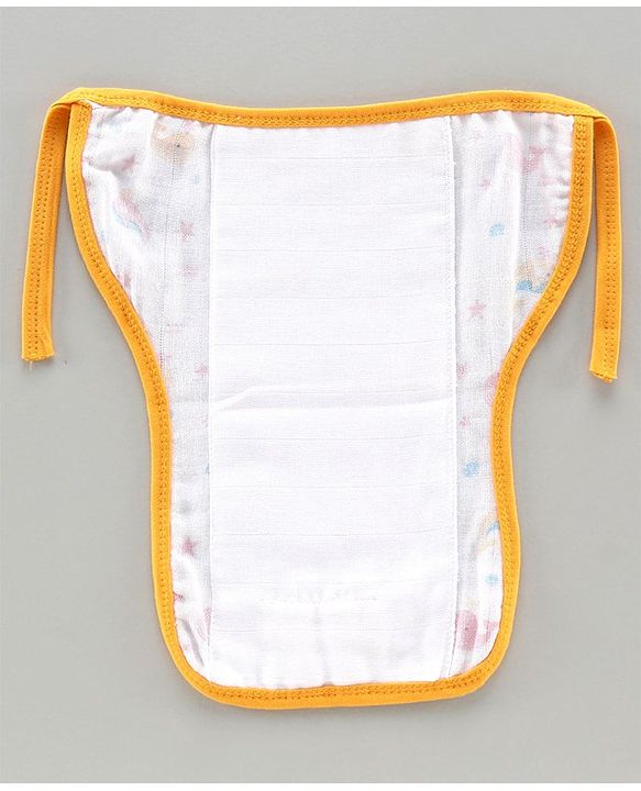 Babyhug Muslin Cloth Nappy Set of 5 Extra Small - Multicolor Printed