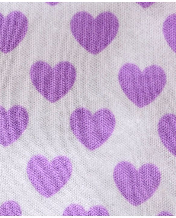 Babyhug 100% Cotton Flutter Sleeves Onesies Multiprint Pack of 5 - Multicolor