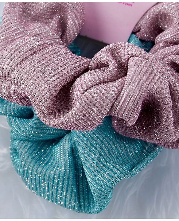 Babyhug Hair Rubber Band Pack of 2 - Pink & Blue