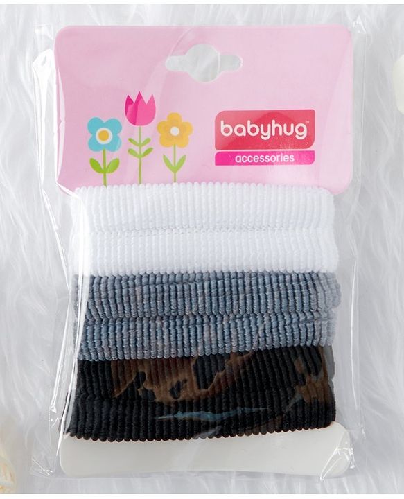 Babyhug Hair Rubber For Pony Tail 6 pc