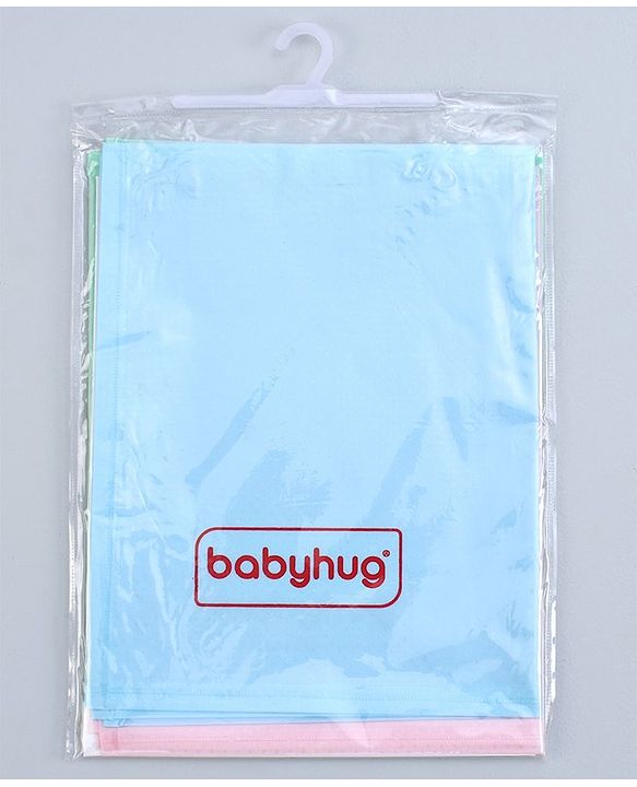 Babyhug Plastic Sheet Small Size Pack of 5 - Multicolor