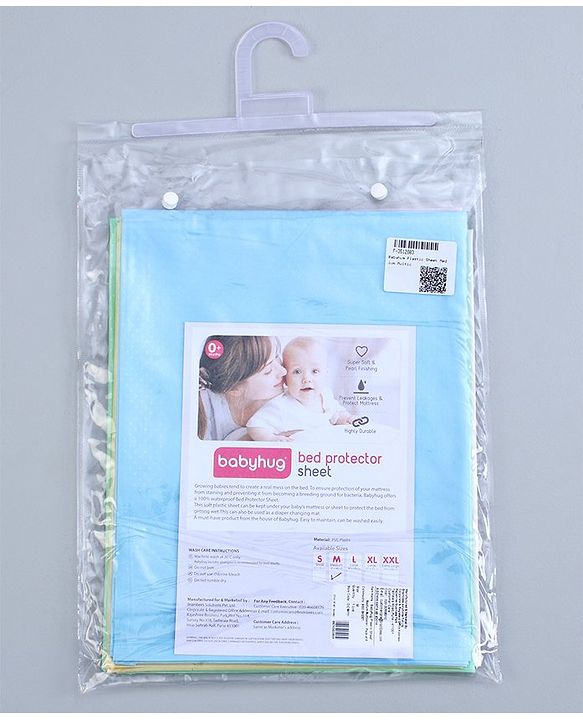 Babyhug Plastic Sheet Small Size Pack of 5 - Multicolor