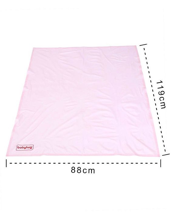 Babyhug Plastic Sheet Large Size  - Pink