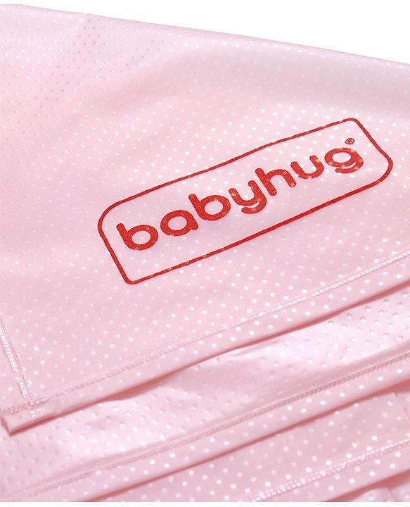 Babyhug Plastic Sheet Large Size  - Pink