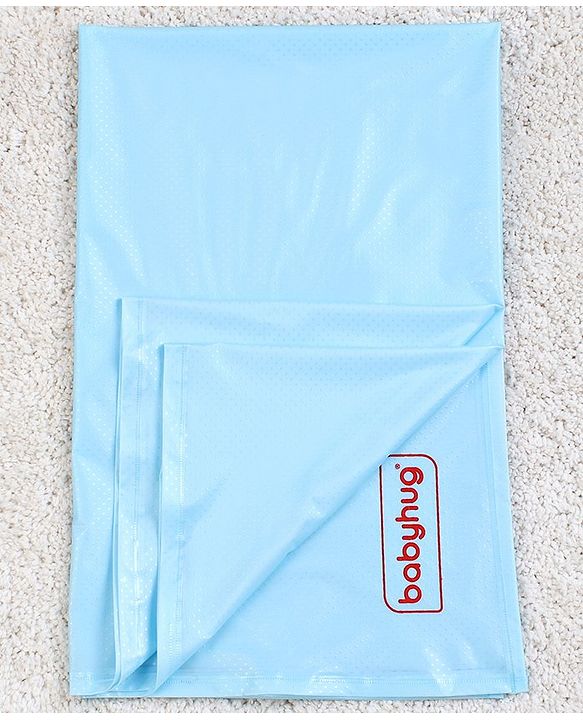 Babyhug Plastic Sheet Large Size  - Blue