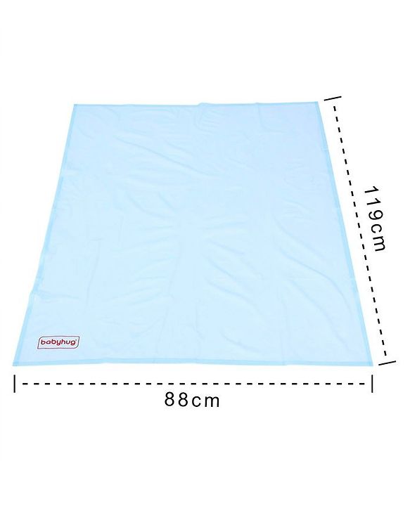 Babyhug Plastic Sheet Large Size  - Blue