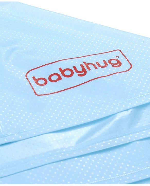 Babyhug Plastic Sheet Large Size  - Blue