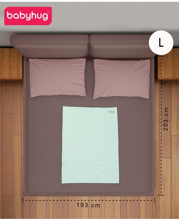 Babyhug Plastic Sheet Large Size  - Pink