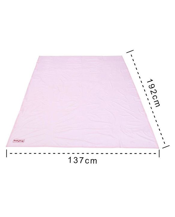 Babyhug Plastic Sheet Large Size  - Pink
