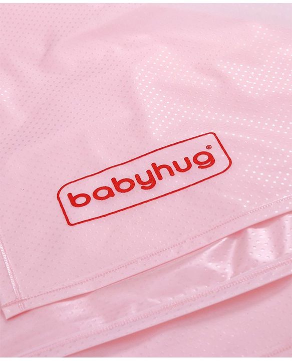 Babyhug Plastic Sheet Large Size  - Pink