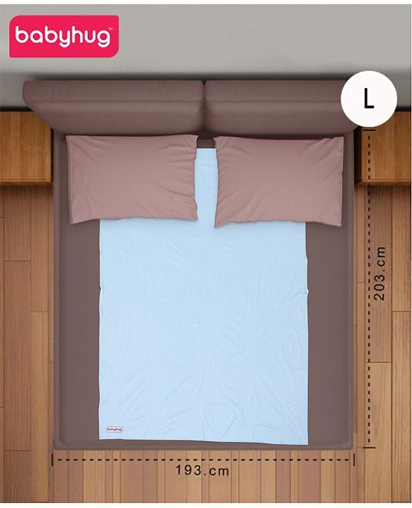 Babyhug Plastic Sheet Large Size  - Pink