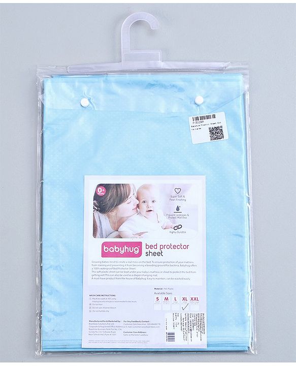 Babyhug Plastic Sheet Large Size  - Pink