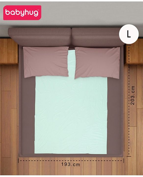 Babyhug Plastic Sheet Large Size  - Pink