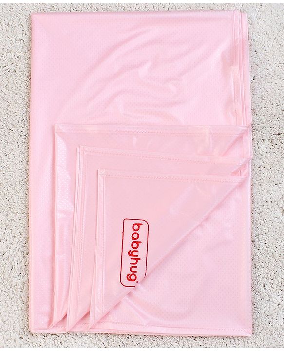 Babyhug Plastic Sheet Large Size  - Pink