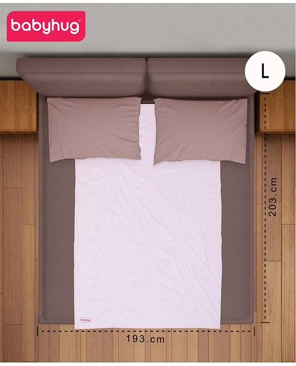 Babyhug Plastic Sheet Large Size  - Pink
