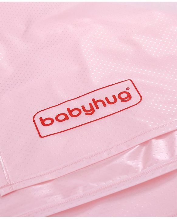 Babyhug Plastic Sheet Large Size  - Pink