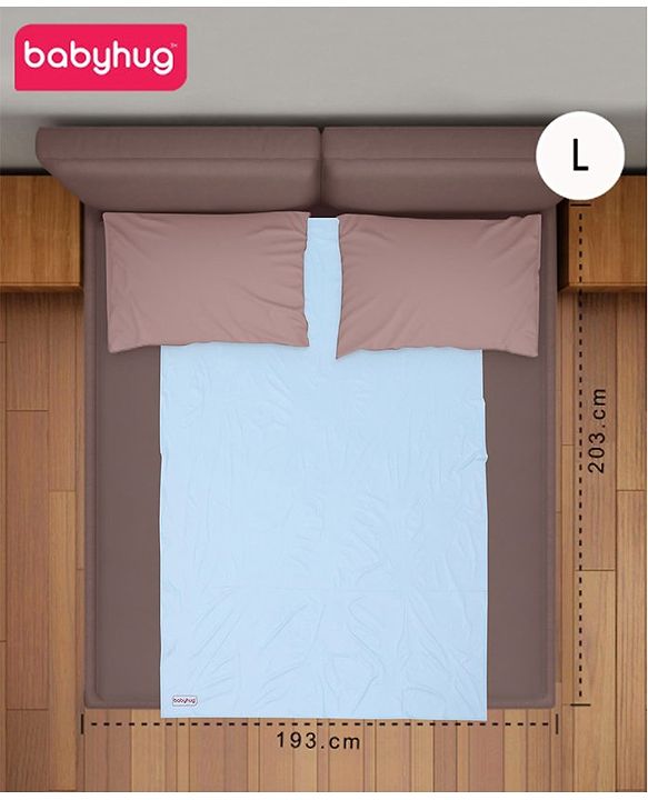 Babyhug Plastic Sheet Large Size  - Pink