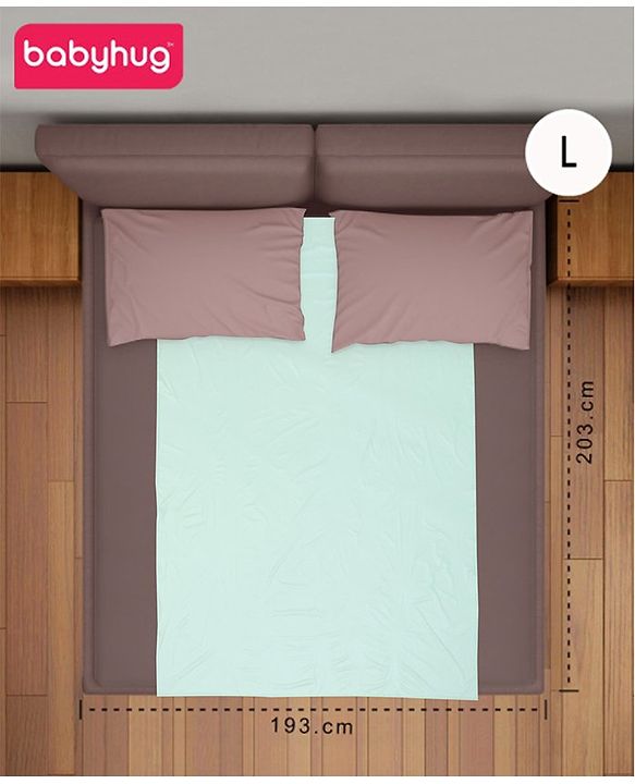 Babyhug Plastic Sheet Large Size  - Pink