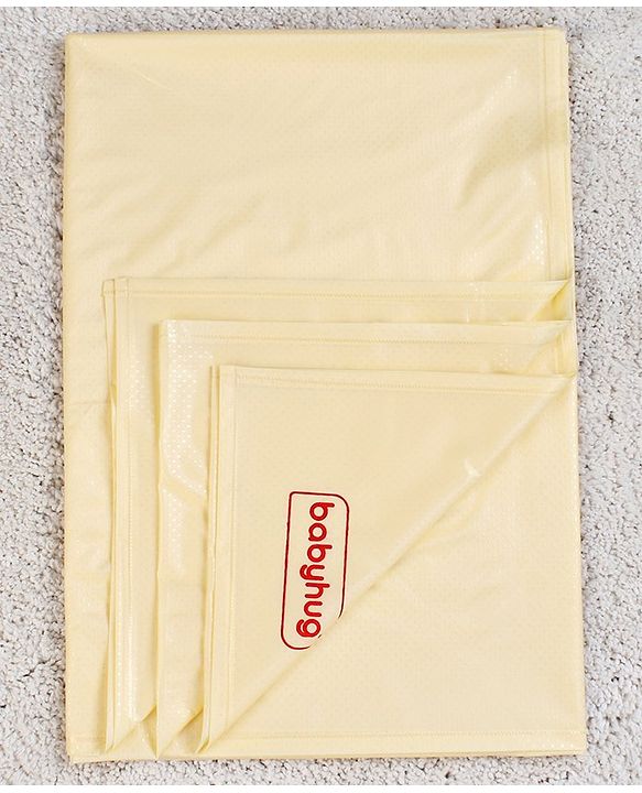 Babyhug Plastic Sheet Large Size  - Pink