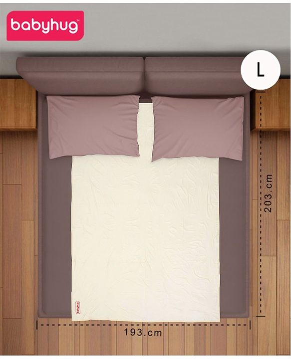 Babyhug Plastic Sheet Large Size  - Pink
