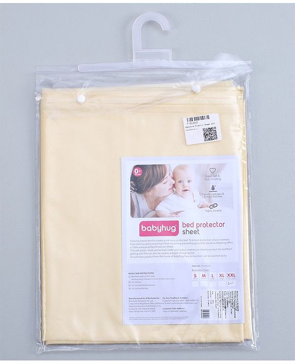Babyhug Plastic Sheet Large Size  - Pink